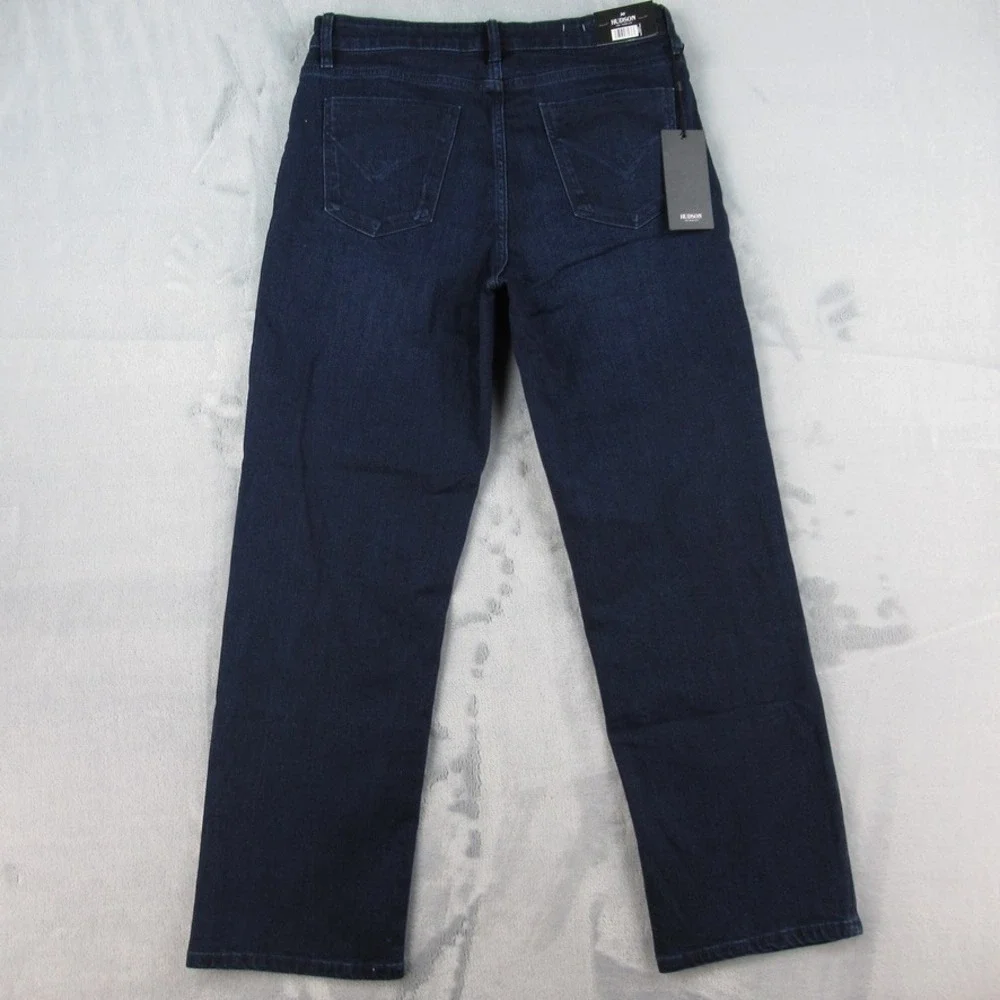 Hudson Los Angeles Jeans Womens 10 Straight‎ Leg Obscurity Blue 1900970 NWT